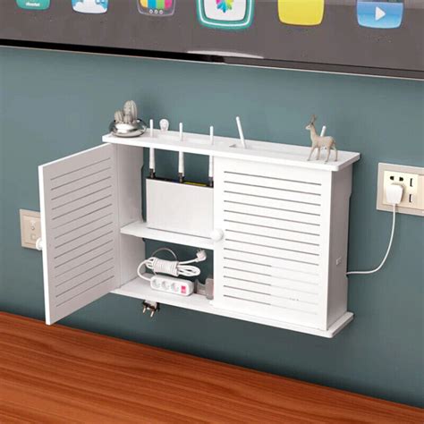 wall cabinet for wireless router